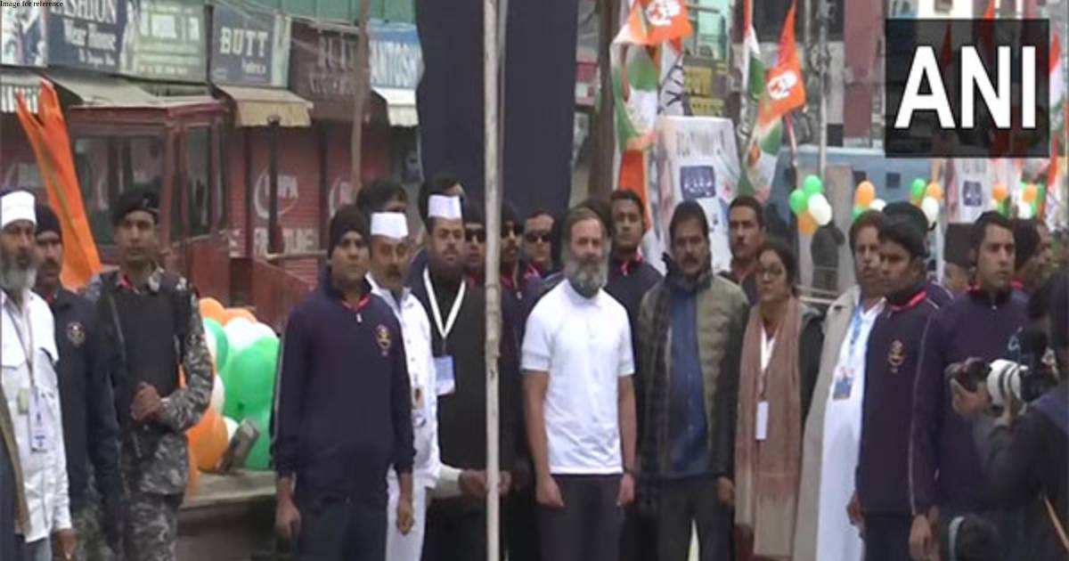 Bharat Jodo Yatra: Rahul Gandhi unfurls Tricolour at Lal Chowk in Kashmir